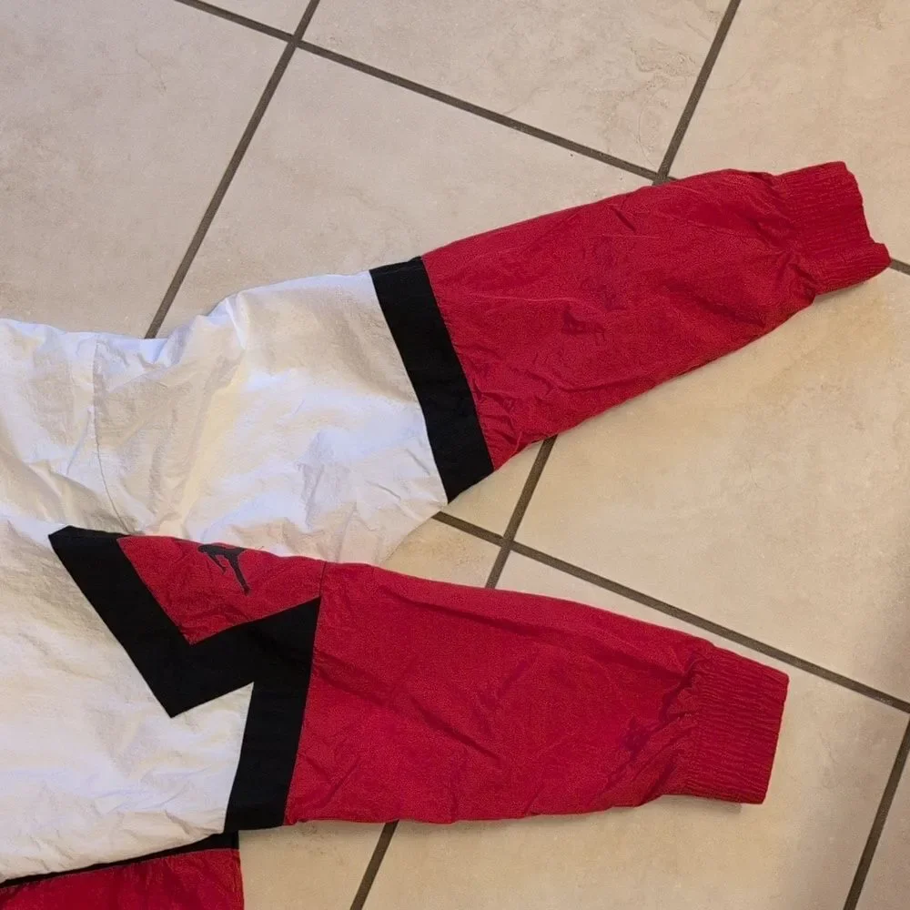Air Jordan AQ2683 100 DIAMOND TRACK JACKET RED WHITE BLACK Full Zip XL